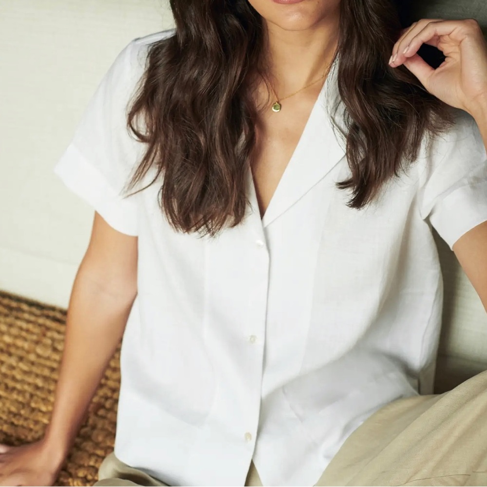 European Linen Short Sleeve Shirt